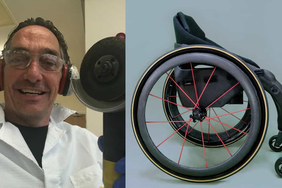 Andrew Slorance, 51, from Nairn, Scotland, has won the Toyota Mobility Unlimited Challenge with his company Phoenix Instinct, which has designed a revolutionary new wheelchair