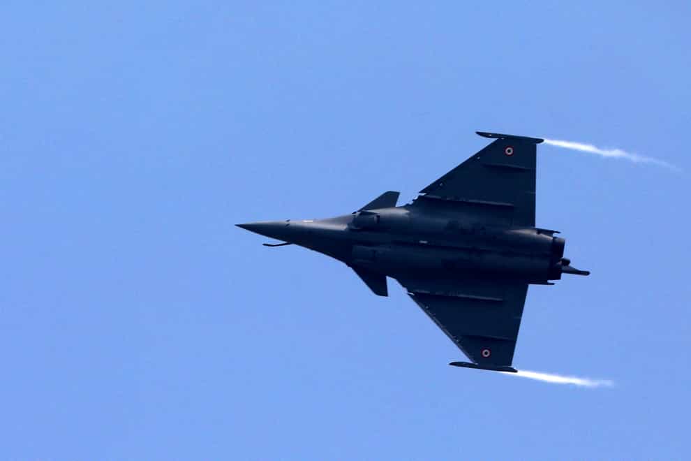 A French-made Rafale fighter jet