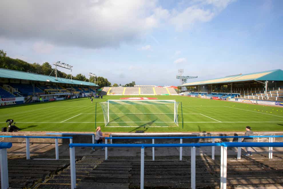 A general view of Cappielow Park