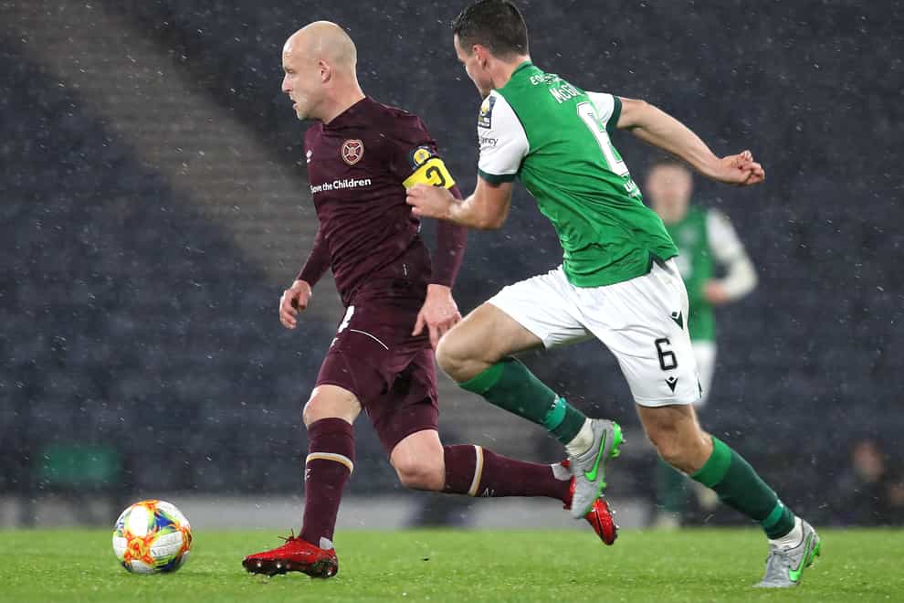 Steven Naismith, left, aims to fire Hearts to glory