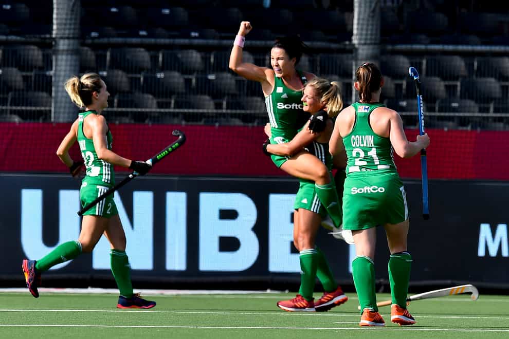 <p>Ireland’s women’s hockey team secured their place for Tokyo last year</p>
