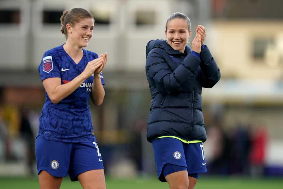 <p>Reiten (right) set up two goals in Chelsea’s 3-0 win over Benfica on Wednesday</p>