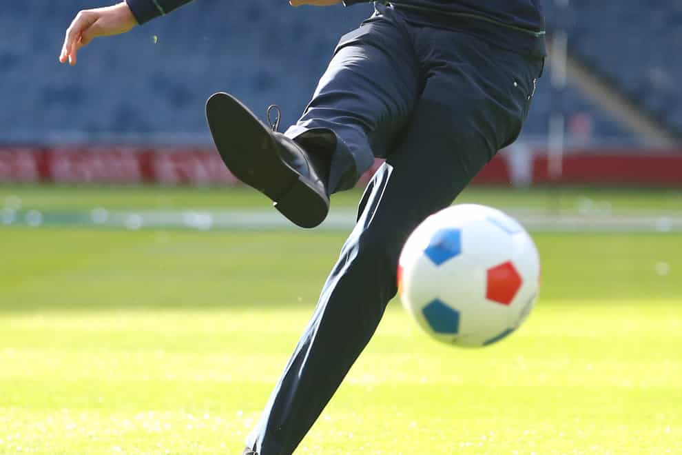 Ryan Hardie during a training session