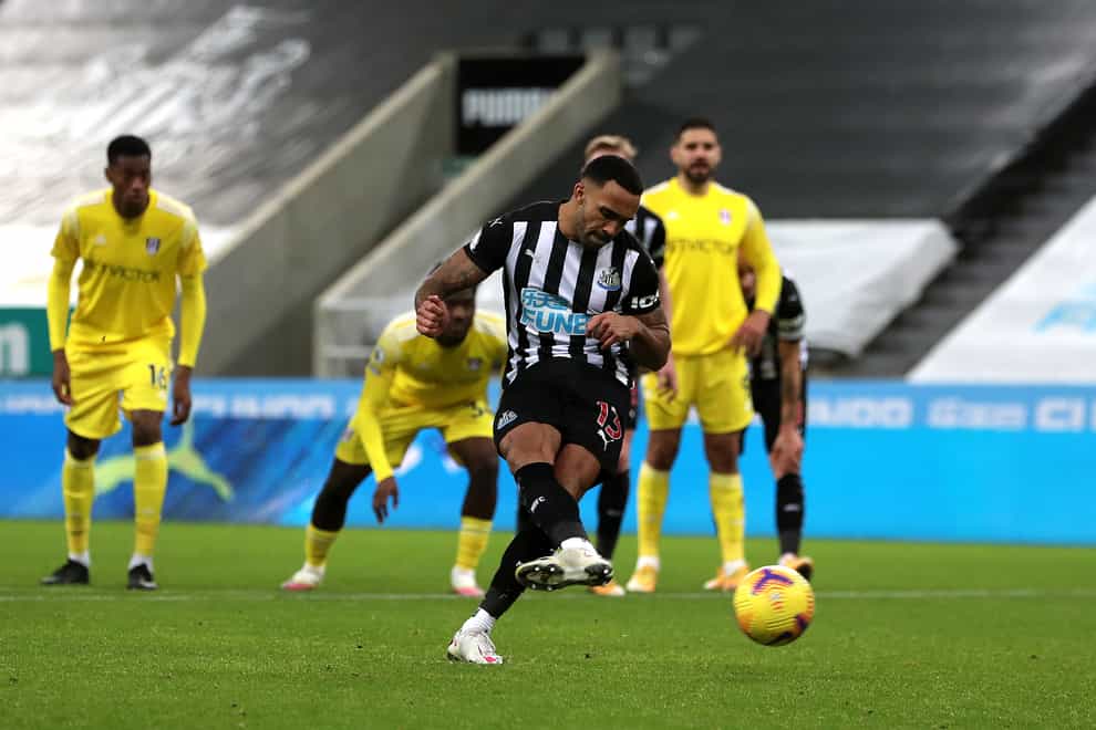 Callum Wilson fires Newcastle level from the penalty spot