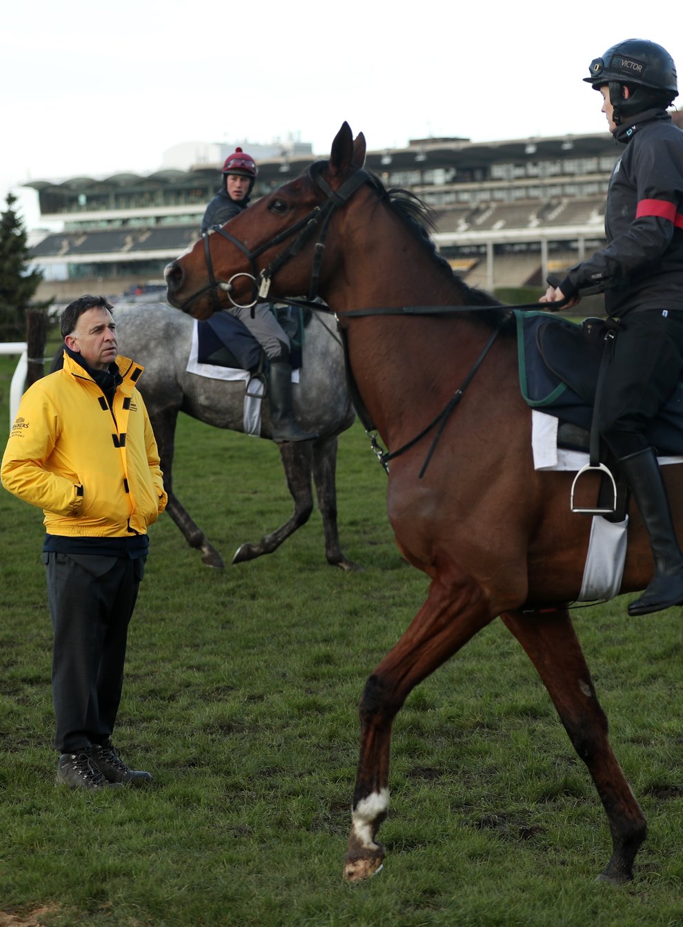 Monalee with Rachael Blackmore and trainer Henry de Bromhead at Cheltenham on Gold Cup day