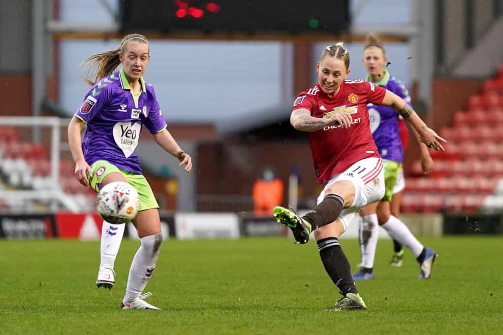 <p>Leah Galton scored a stunner for United</p>