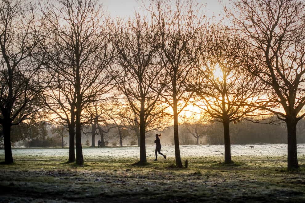 Forecasters predict it will be a cold and frosty start to Chritstmas Day