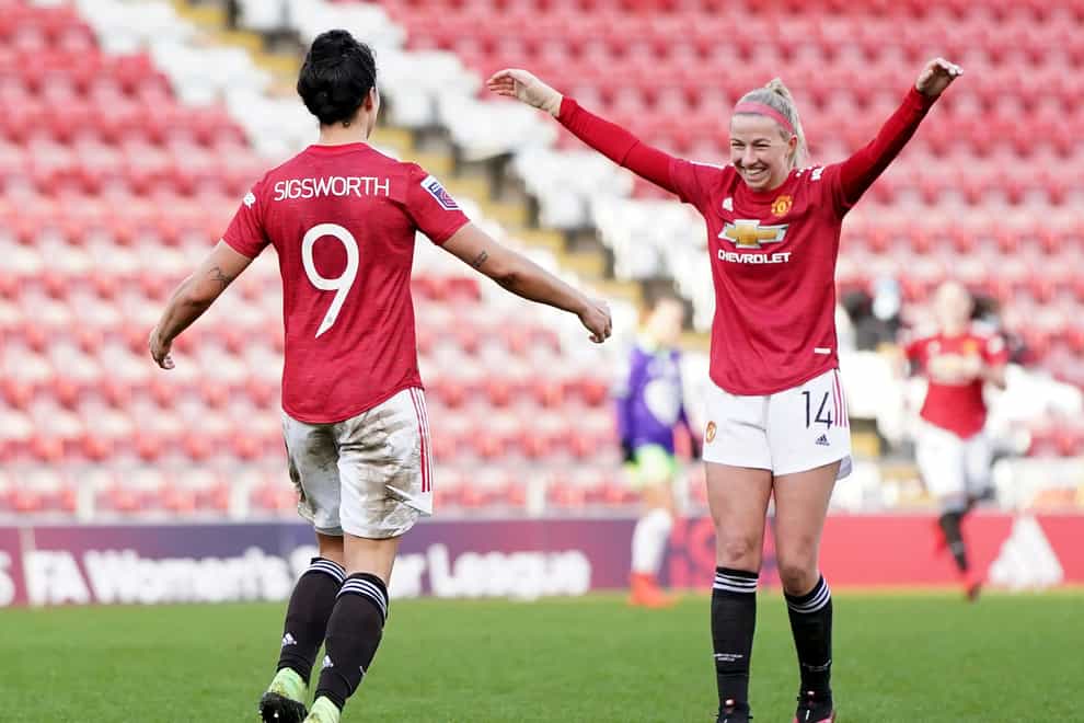Manchester United consolidated their lead in the WSL