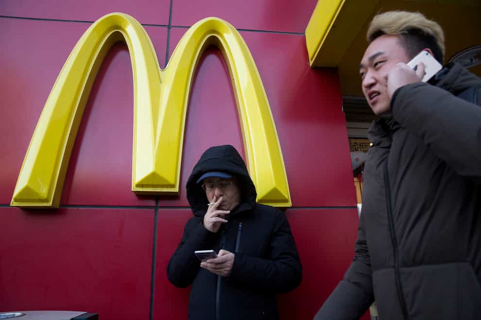 A McDonald’s restaurant in Beijing, China