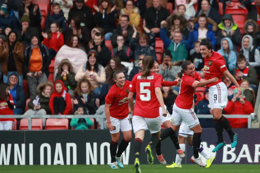 <p>Manchester United are top of the WSL at Christmas for the first time in their history</p>