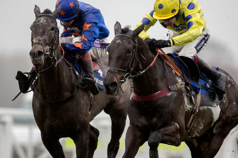 Yala Enki (right) heads the weights for the Welsh Grand National