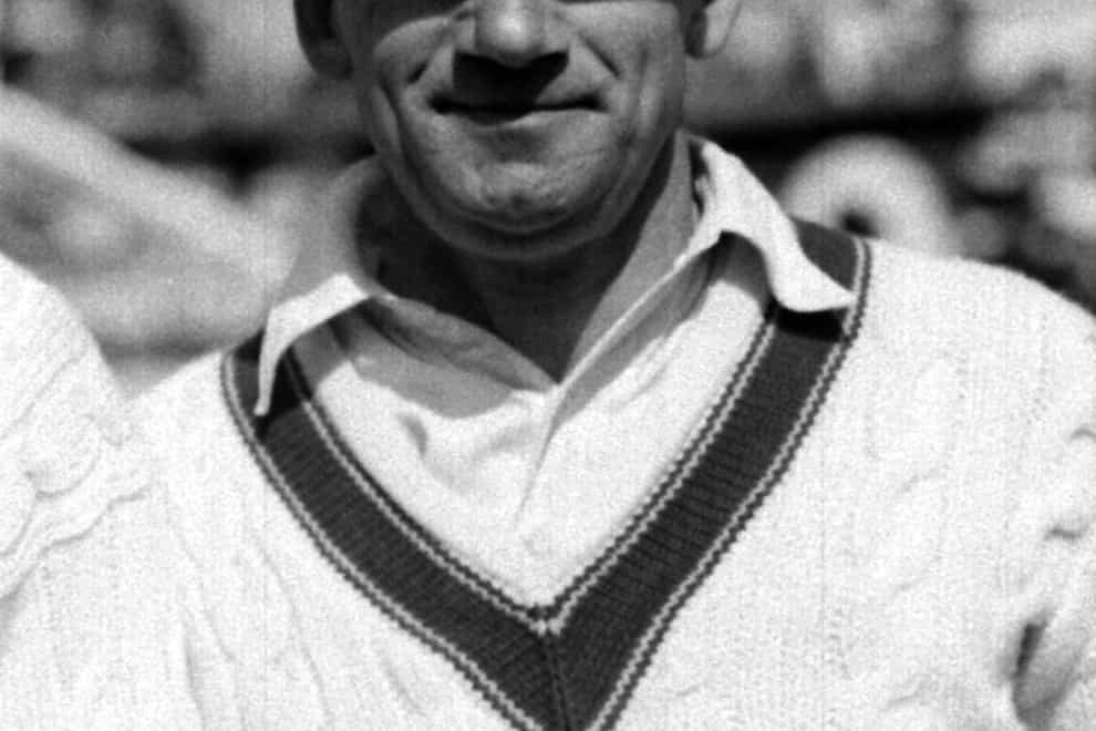 Sir Donald Bradman during the 1948 tour of England
