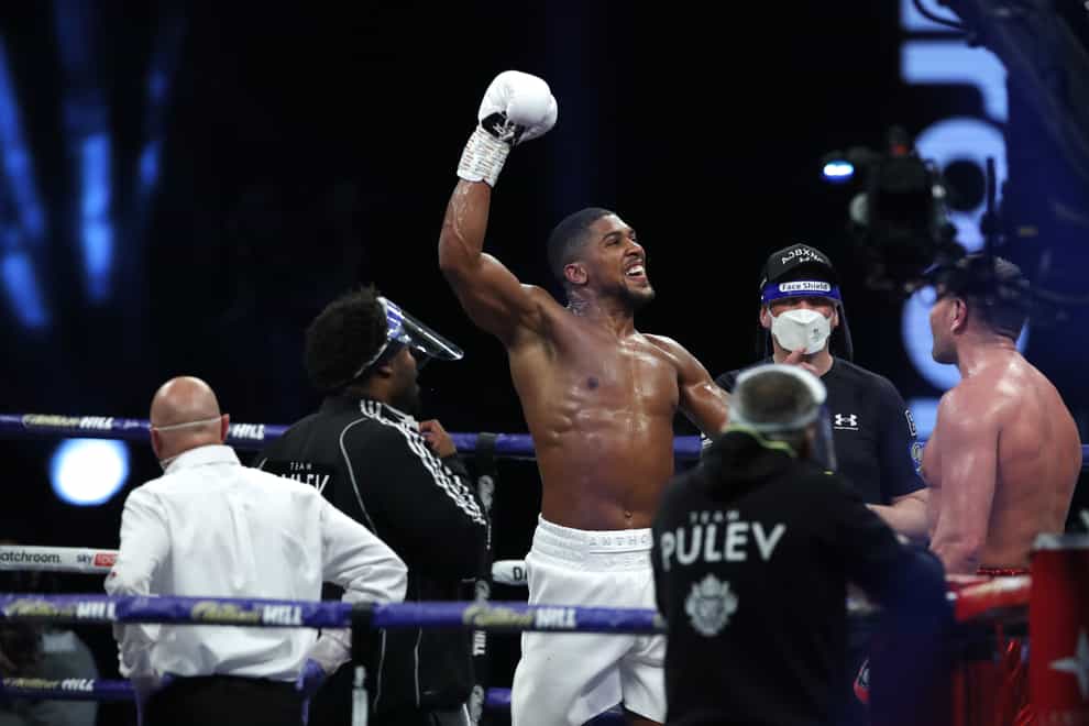 <p>Joshua beat Pulev earlier this month to set up a clash with Fury in 2021</p>
