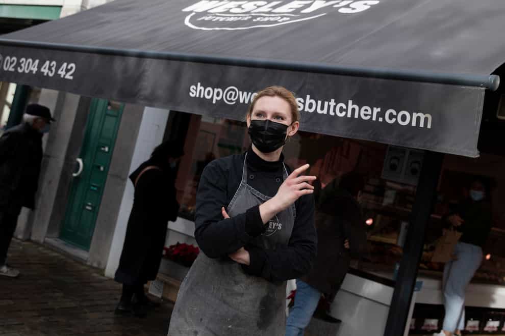 British butcher and owner of Wesley’s Butcher Shop Julia Craig-McQuaide in Brussels