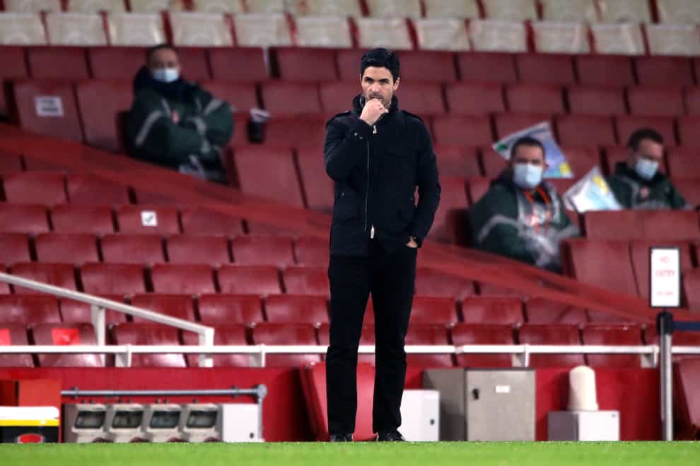 Pep Guardiola has urged Arsenal to be patient with Mikel Arteta