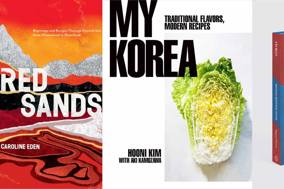 Three cookbooks from 2020