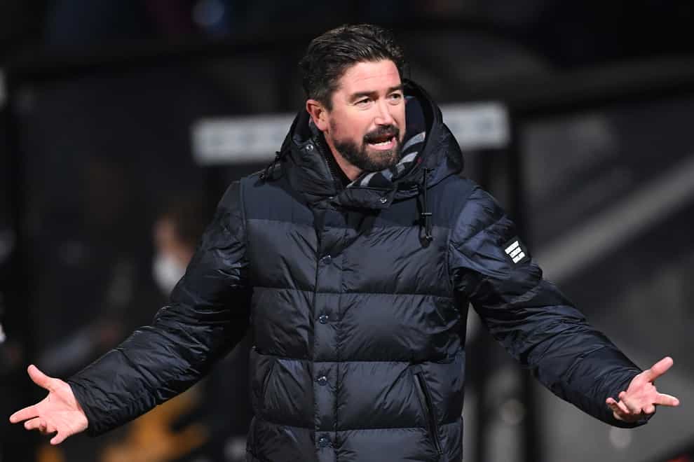Harry Kewell on the touchline