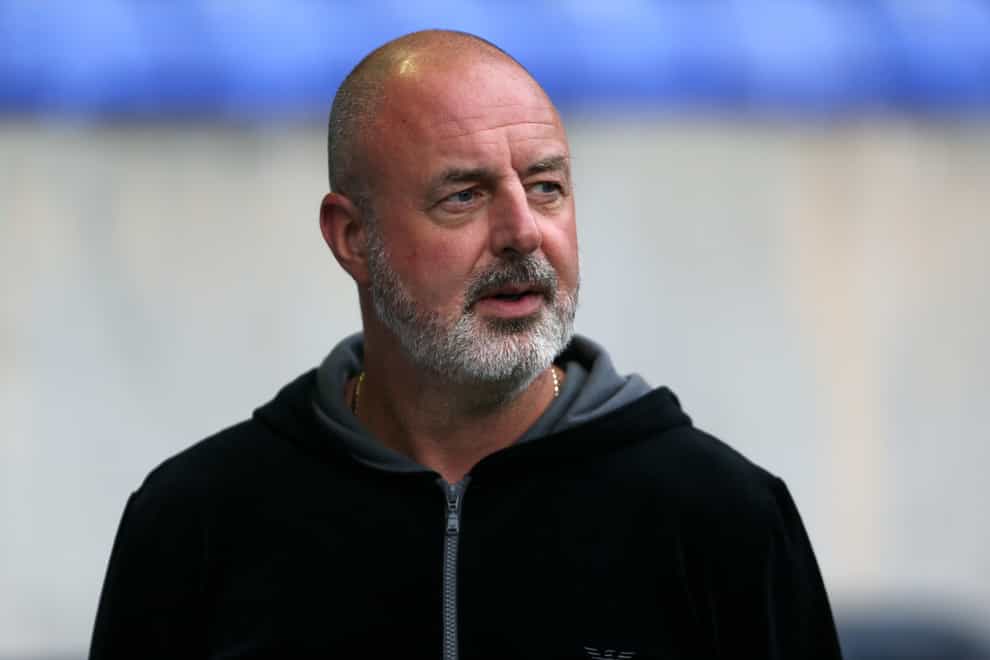 Tranmere manager Keith Hill on the touchline