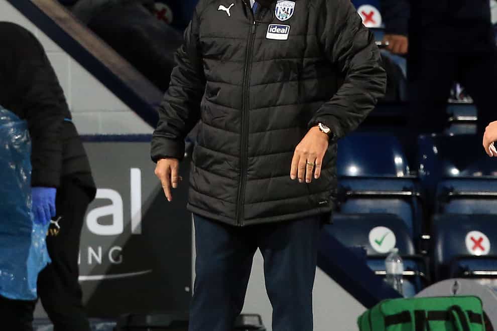 Sam Allardyce's West Brom are 19th in the Premier League table (Lindsey Parnaby/PA).