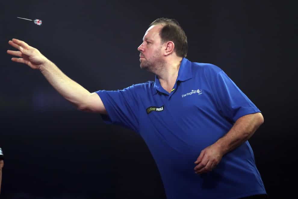 Jason Lowe, pictured, defeated Michael Smith on Wednesday night (Adam Davy/PA)