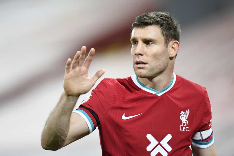 James Milner is set to return for Liverpool after a hamstring injury