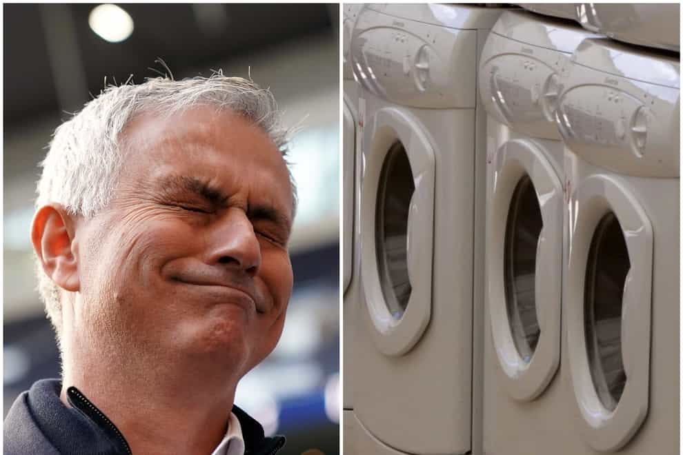 Jose Mourinho and washing machines