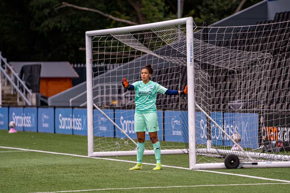Crystal Palace Women's goalkeeper Chloe Morgan is determined to improve equality in the sport (Stephen Flynn/handout/PA)