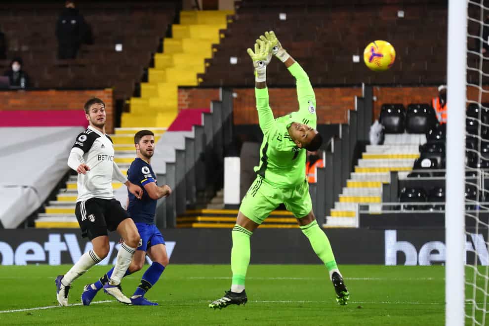 Fulham goalkeeper Alphonse Areola tipped over a Shane Long drive in a goalless draw