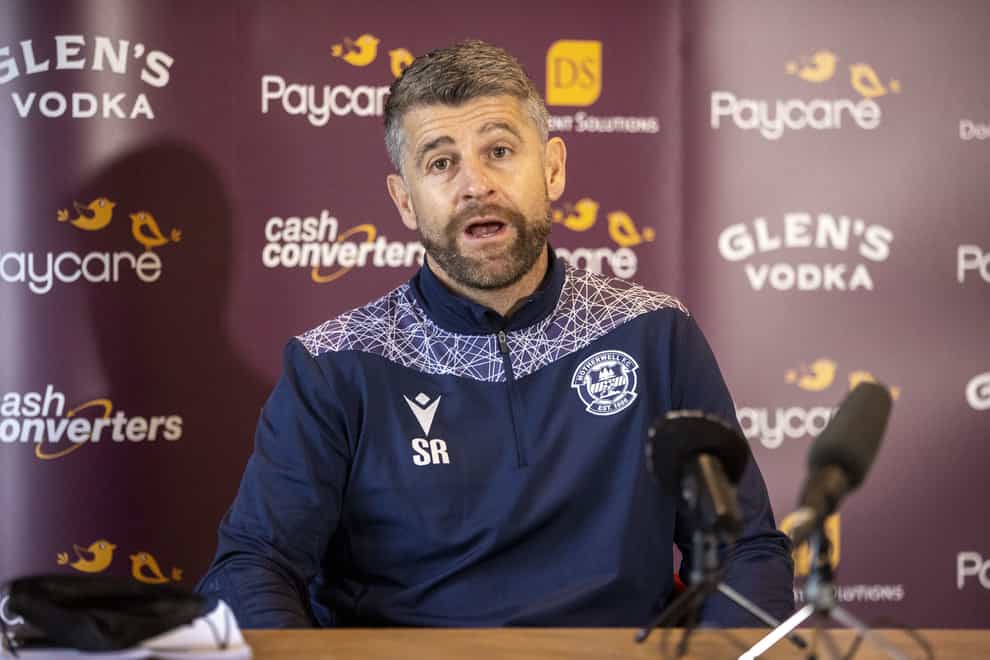 Motherwell manager Stephen Robinson was unimpressed by the timing of the SFA announcement