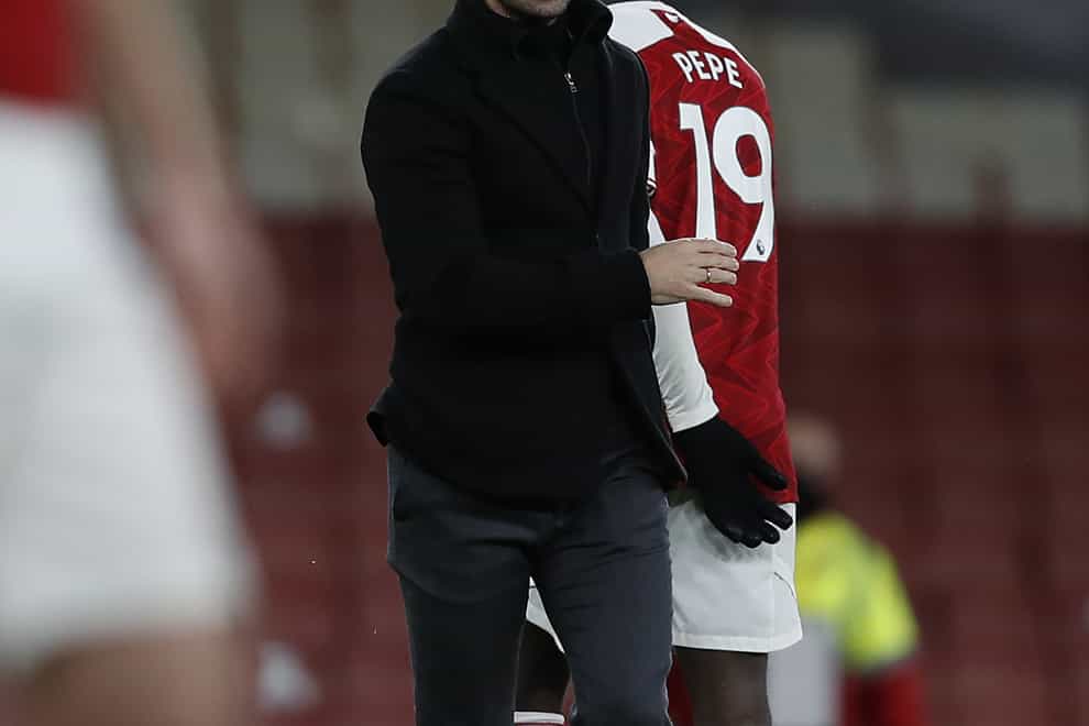 Mikel Arteta was a happy man after Arsenal's win