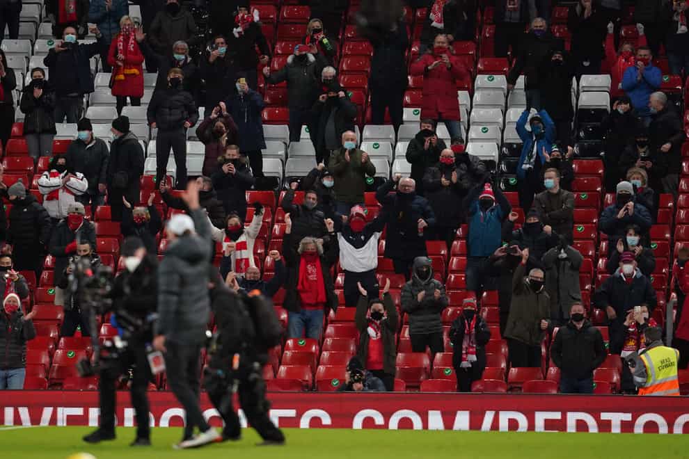 Liverpool manager Jurgen Klopp admits he will never take a ground full of fans for granted again
