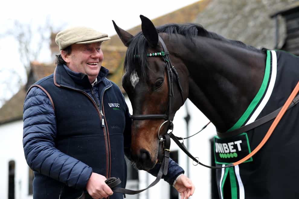 Nicky Henderson with star performer Altior