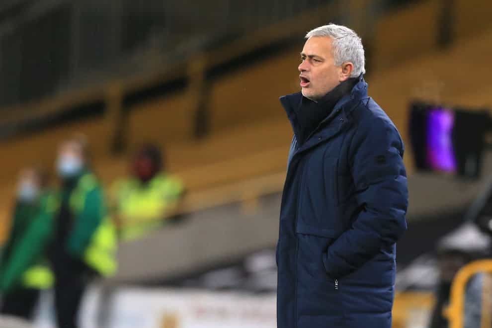 Tottenham manager Jose Mourinho criticised his team's lack of attacking intent