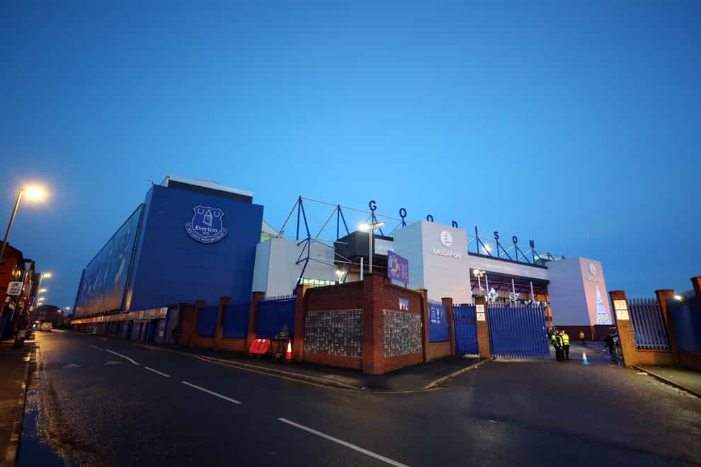 Goodison Park stands empty after Everton's Premier League game against Manchester City was postponed due to a coronavirus outbreak in the visitors' camp (Peter Byrne/PA)