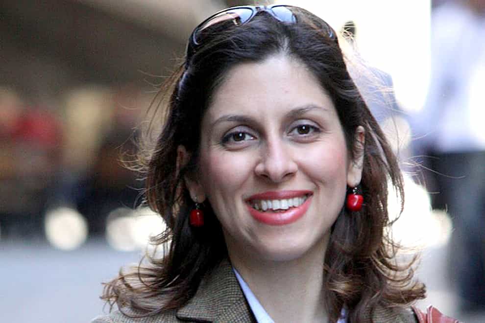 A file image of a relaxed Nazanin Zaghari-Ratcliffe smiling