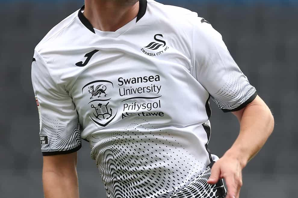 Liam Cullen in action for Swansea