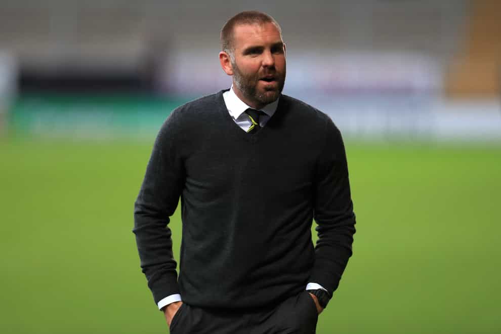 Manager Jake Buxton parted company with Burton after the home loss by Wigan