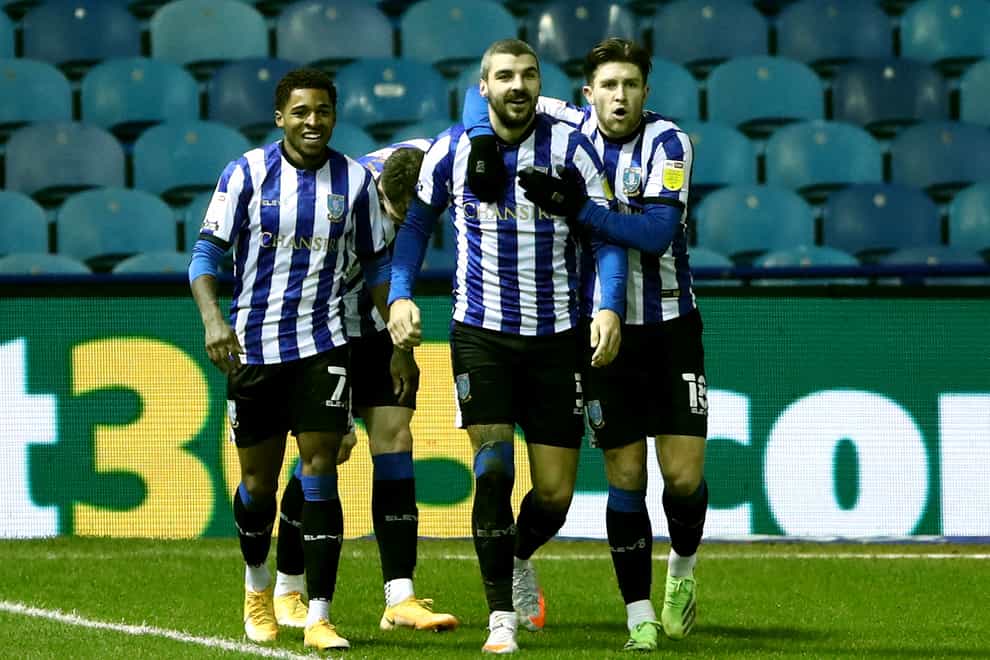 Callum Paterson celebrates scoring his side’s first goal
