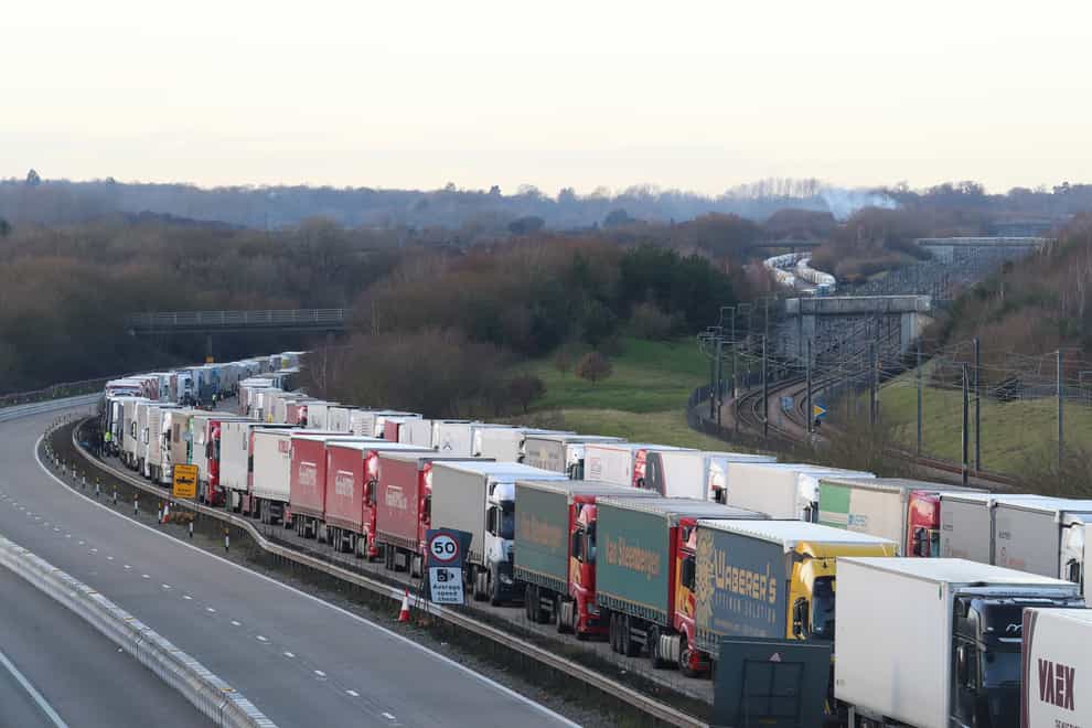 New rules for lorry drivers heading for the EU via Kent from January 1