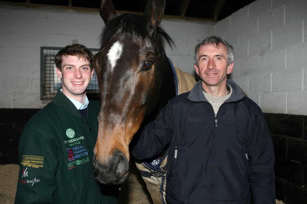 Niall Madden (left) and Martin Brassil with Numbersixvalverde