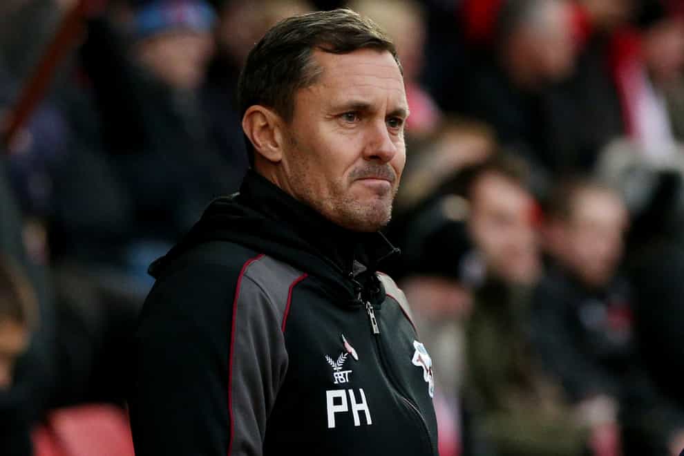 Paul Hurst lost his first game back as Grimsby manager