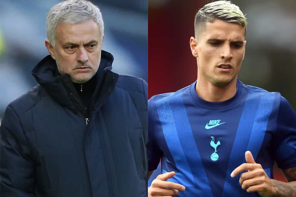 Jose Mourinho would not explain why Erik Lamela will miss Tuesday's game against Brentford