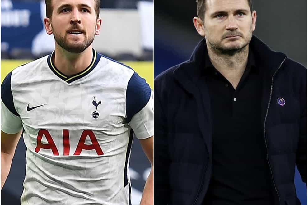 Harry Kane and Frank Lampard