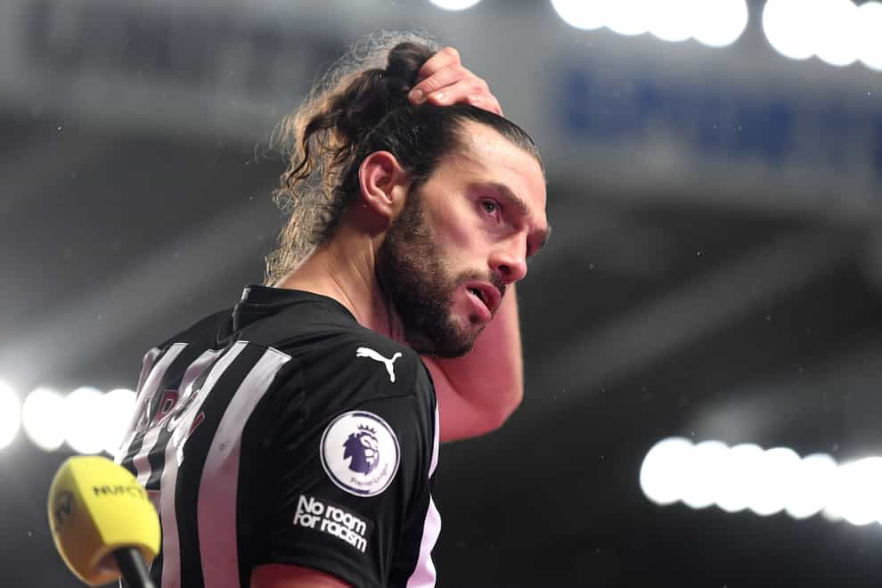 Andy Carroll scored his first Newcastle goal in more than 10 years against Leicester