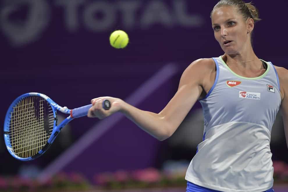 <p>Karolina Pliskova will compete in the Abu Dhabi WTA Women’s Tennis Open</p>
