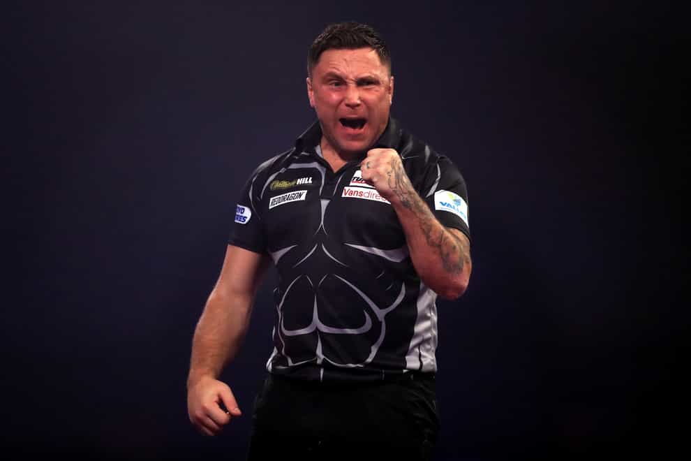 Former rugby player Gerwyn Price became PDC world champion at the Alexandra Palace on Sunday evening (Adam Davy/PA)