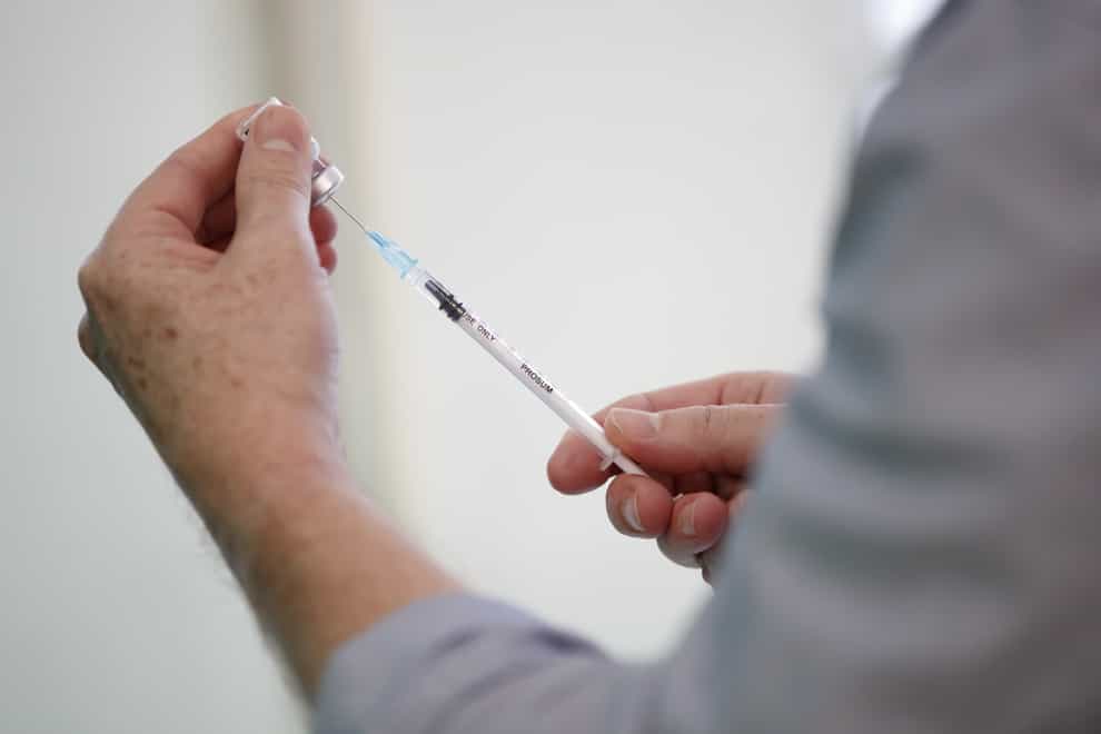 A coronavirus vaccine is prepared
