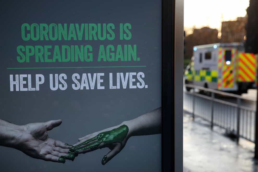 Further lockdown measures have been announced in the UK in a bid to tackle rising cases of coronavirus (Andrew Milligan/PA)