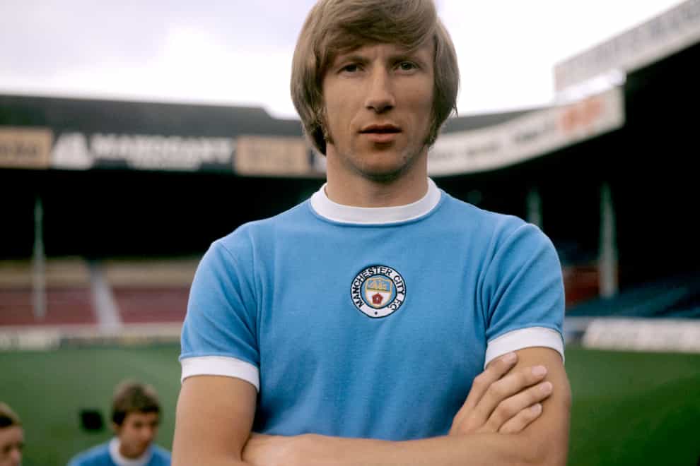 Former Manchester City and England midfielder Colin Bell