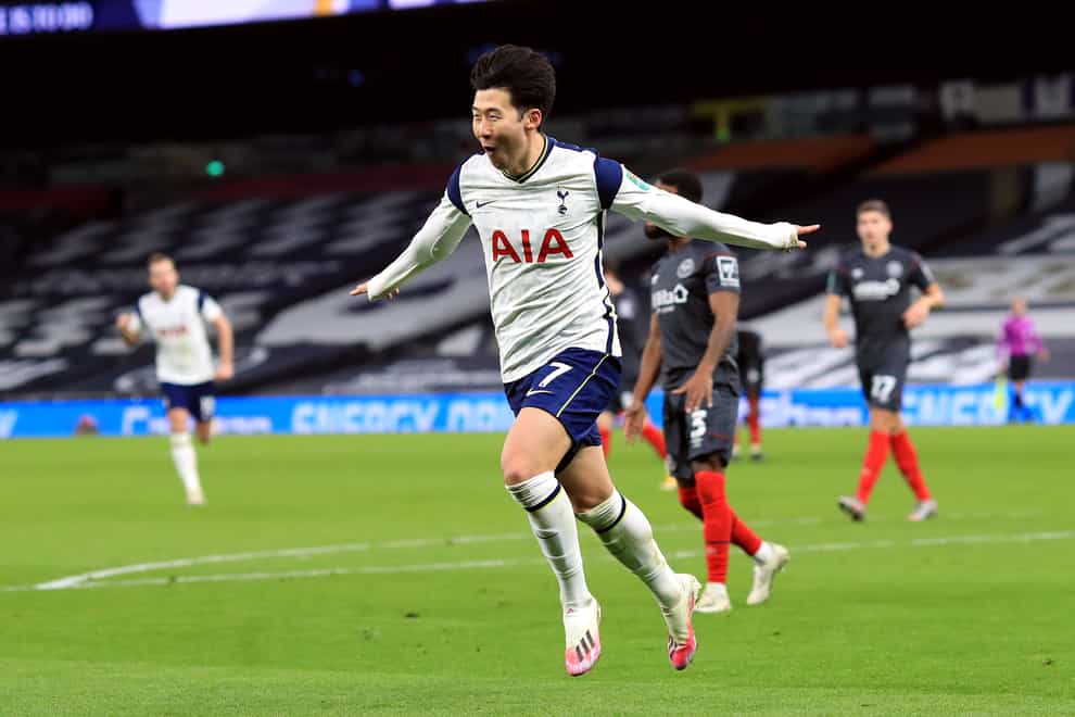 Son Heung-min was on the scoresheet as Tottenham booked their place in the Carabao Cup final